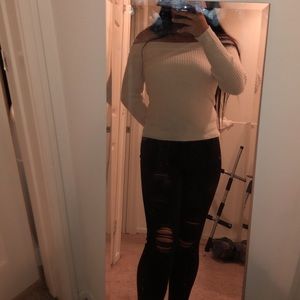 Forever 21 off the shoulder sweater